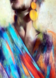 Moda abstracta y colorida