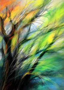 Árbol de las estaciones de colores de Justyna Jaszke