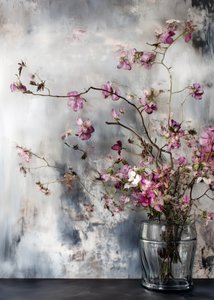 Delicadas flores rosas de Justyna Jaszke