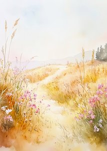 Sendero de Golden Meadow de Justyna Jaszke