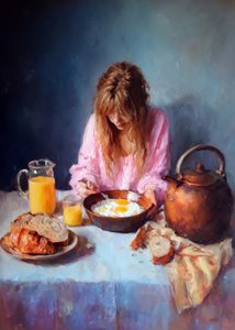 Desayuno tranquilo por la mañana de Justyna Jaszke