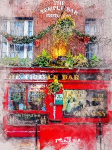 Un animado pub de Dublín de Justyna Jaszke