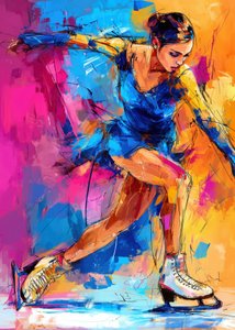 Una patinadora artística llena de energía de Justyna Jaszke