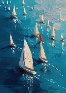 Una emocionante regata de veleros de Justyna Jaszke