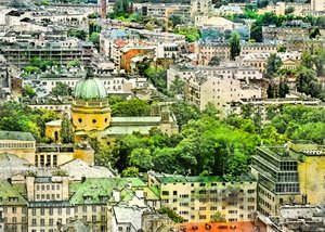 Acuarelas de la ciudad de Varsovia, Polonia (6) de Justyna Jaszke