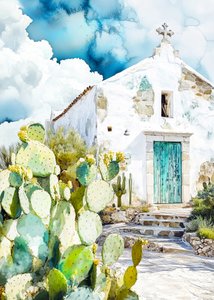 Vista del cactus de White Chapel de Justyna Jaszke