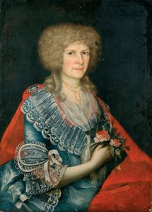 Faworski - Retrato de Teresa Garbowska, de soltera Krosnowska 1789 de Jozef Faworski