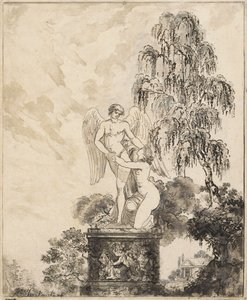Estatua bajo el abedul. de Józef Sierakowski