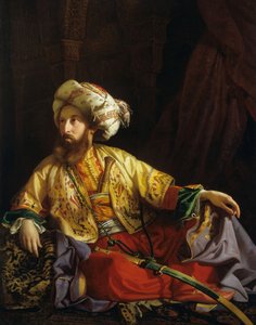 Emir del Líbano, 1843 de József Borsos