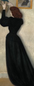 Mujer Delgada con Jarrón de József Rippl Rónai