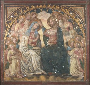 La coronación de la Virgen de KMS 1741 Ubekendt