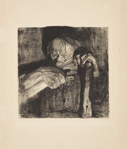 Beim Dengeln de Käthe Kollwitz