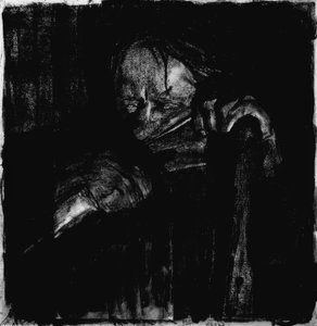 Afilando la guadaña de Käthe Kollwitz