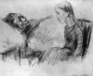 La madre enferma de Käthe Kollwitz