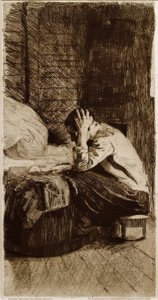 Mujer en la cuna