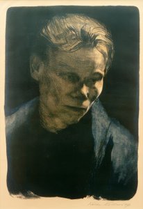 Käthe Kollwitz, Retrato de una mujer trabajadora de Käthe Kollwitz