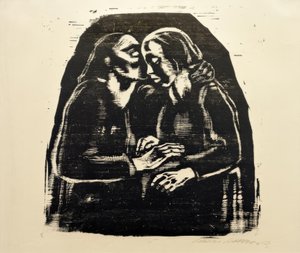 María y Elisabeth III de Käthe Kollwitz