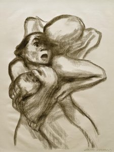 K.Kollwitz, La muerte agarra a una mujer de Käthe Kollwitz