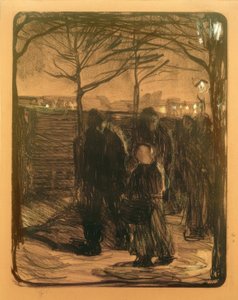 Vorstadt / 1901 de Käthe Kollwitz