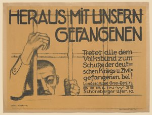 Fuera con nuestros prisioneros de Käthe Kollwitz