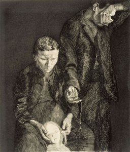Familia pobre, parte de la obra Los oprimidos de Käthe Kollwitz