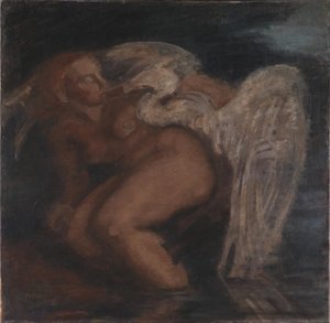 Leda y el cisne de Kai Nielsen