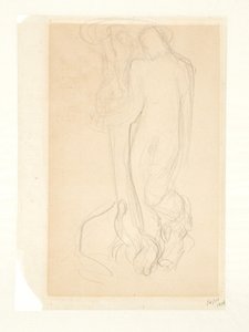 Boceto para "El Señor insufla vida a Eva" de Kai Nielsen