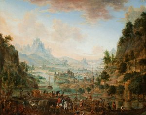 Vista de las orillas del Rin de Kalraet