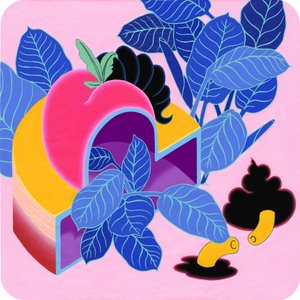 Melocotón de manzana, 2019 (acrílico sobre lienzo) de Kam Tsz