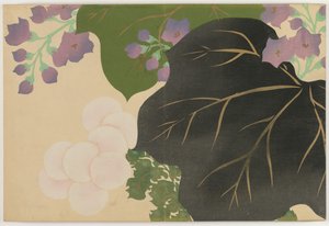 Flowers of a Hundred Worlds (Momoyogusa): Chrysanthemum and Paulownia (Kikukiri) de Kamisaka Sekka