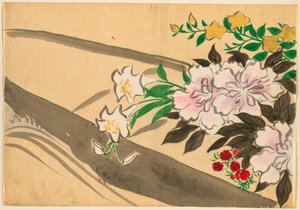 Flowers of a Hundred Worlds (Momoyogusa): Flower boat (Hanabune) de Kamisaka Sekka
