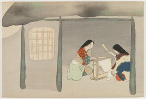 Flowers of a Hundred Worlds (Momoyogusa): Fulling Silk (Uchiginu)