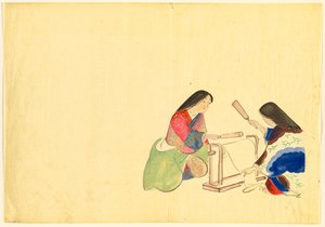 Flowers of a Hundred Worlds (Momoyogusa): Fulling Silk (Uchiginu)