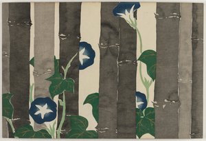 Flowers of a Hundred Worlds (Momoyogusa): Morning Glories (Asagao) de Kamisaka Sekka