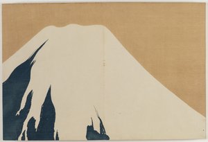 Flowers of a Hundred Worlds (Momoyogusa): Mount Fuji (Fuji) de Kamisaka Sekka