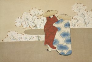 La temporada del hanami, según Momoyogusa de Kamisaka Sekka
