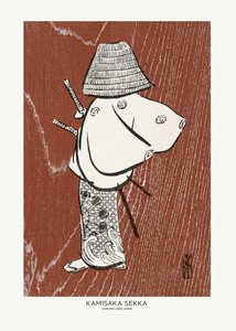 «Samurái, uno de cuatro» (años 20), de Kamisaka Sekka