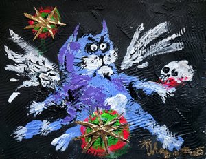 Gato de fantasía oscura