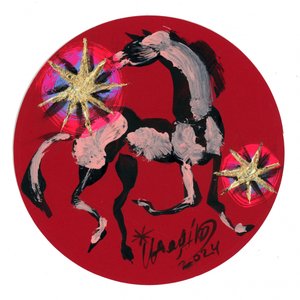Estrellas del Caballo Rojo Dinámico de Kanat Ibragimov