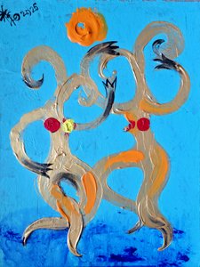 Figuras danzantes alegres de Kanat Ibragimov