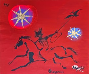 La búsqueda de la estrella del vaquero rojo de Kanat Ibragimov