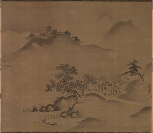 Chinese Landscape de Kano Chikanobu
