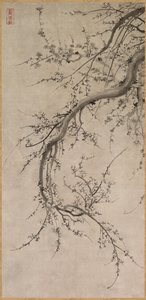 Prunus, siglo XVII de Kano Ein
