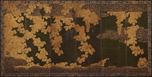 Vides de uva, período Momoyama, 1568-1615 de Kano Eitoku