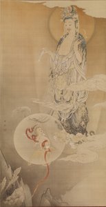 El Bodhisattva Kannon, 1883 de Kano Hogai