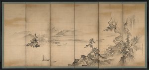 Las cuatro estaciones, 1668 de Kanō Tan’yū
