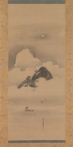 Paisaje a la luz de la luna, después de 1662 de Kanō Tan’yū