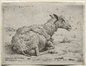 Las ovejas y las moscas de Karel Dujardin