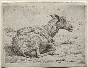 Las ovejas y las moscas de Karel Dujardin