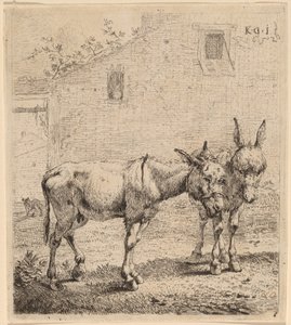 Dos burros de Karel Dujardin